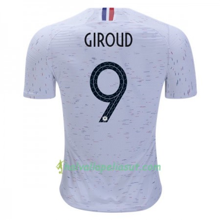 Jalkapallo Pelipaidat Ranska Giroud 9 World Cup 2018 Vieraspaita